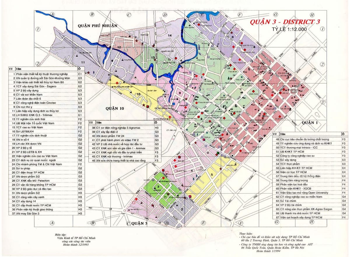 ho-chi-minh-Stadt auf der Karte