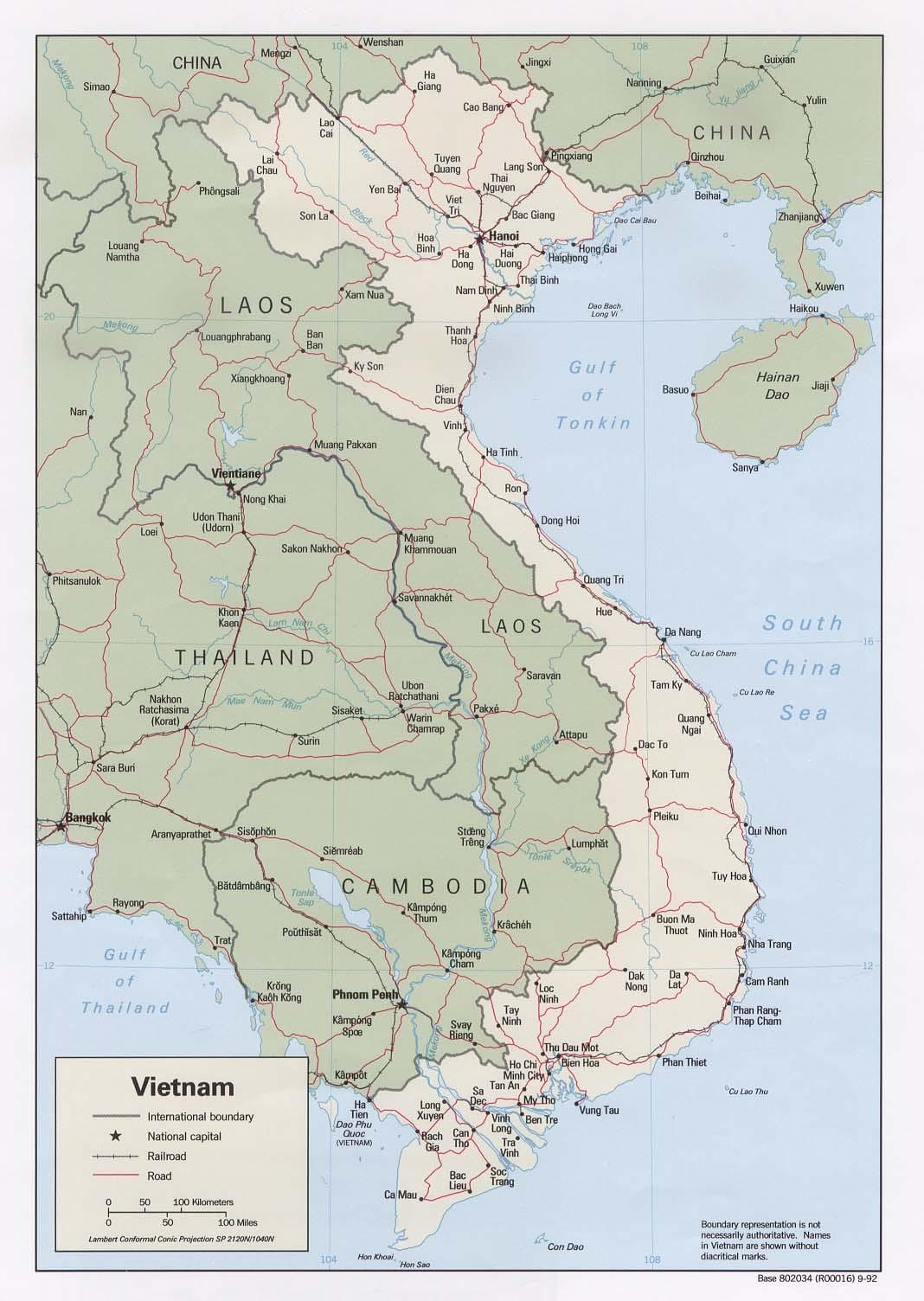 Karte von ho-chi-minh-port
